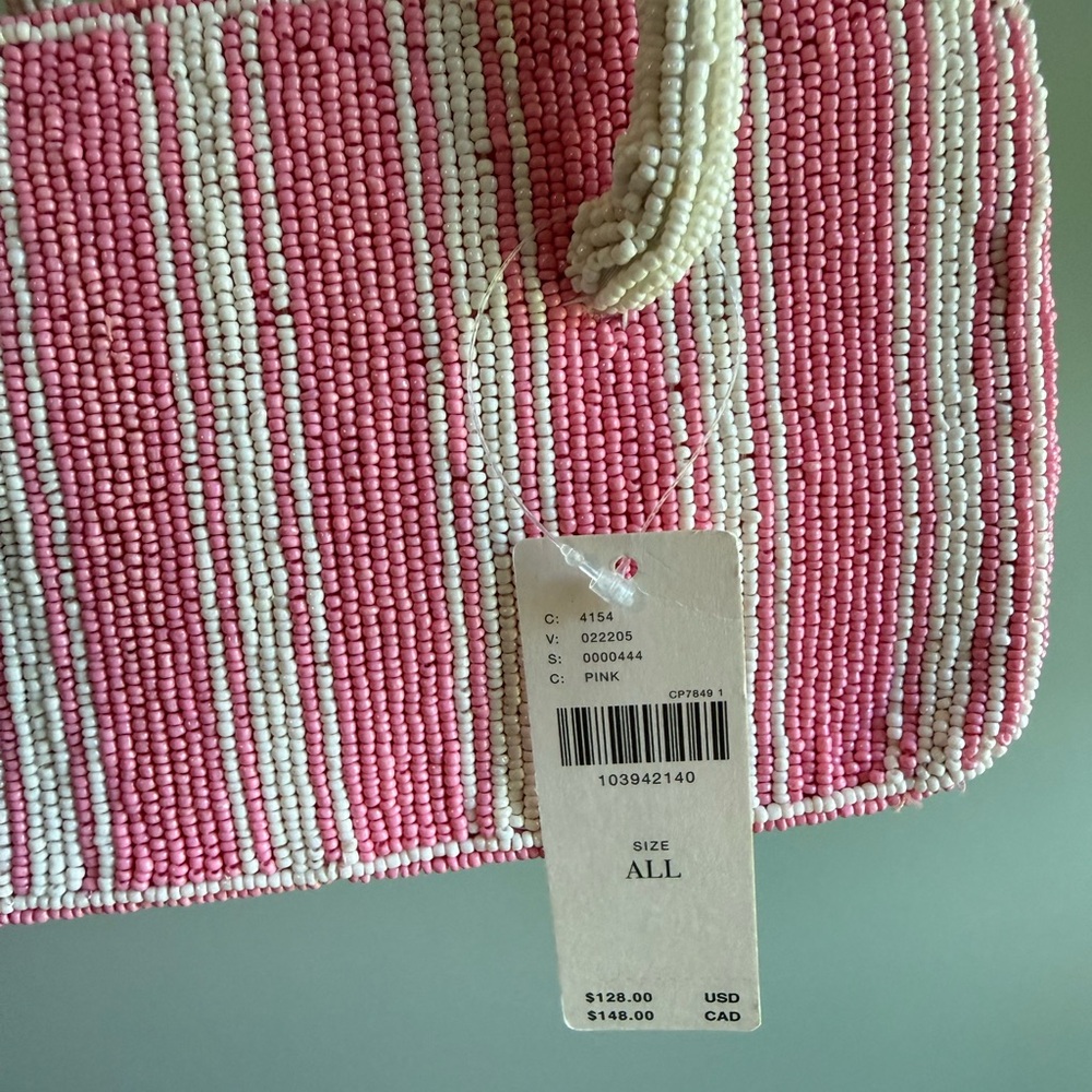 NWT - Anthropologie Beaded Box-Shaped Bag - Picture 6 of 7